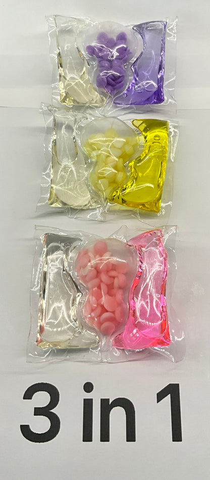 3 en 1 avec perles parfumées