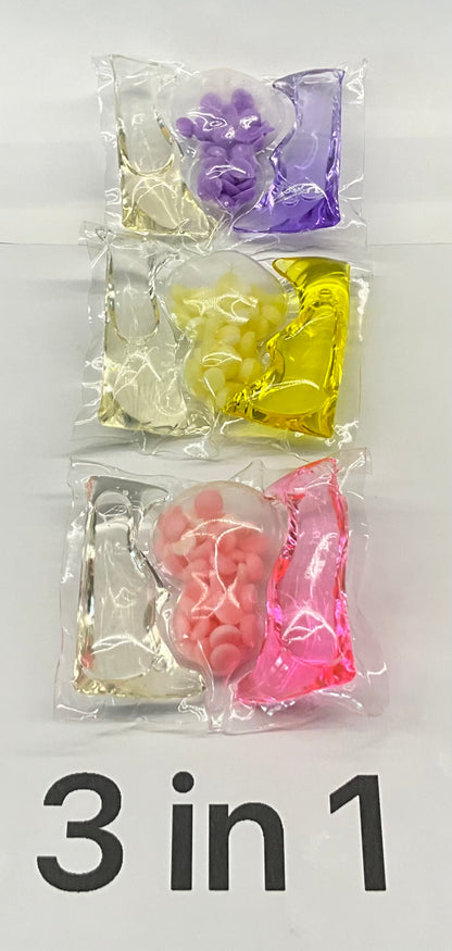3 en 1 avec perles parfumées