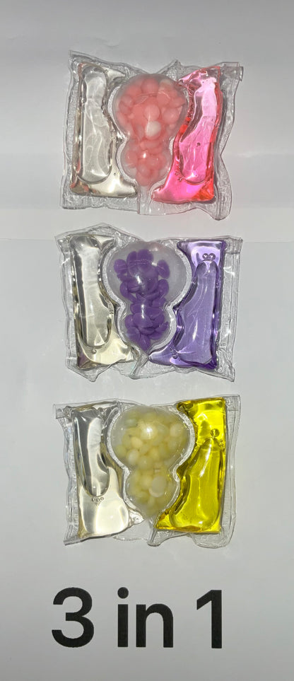 3 en 1 avec perles parfumées